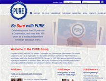 Tablet Screenshot of besurewithpure.com